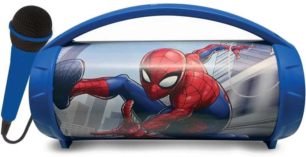 „Lexibook“ – „Spider-Man“ „Bluetooth®“ šviesų garsiakalbis su mikrofonu (BTP585SPZ)