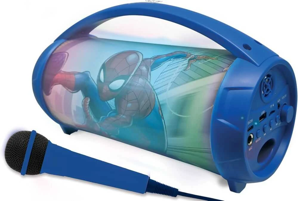 „Lexibook“ – „Spider-Man“ „Bluetooth®“ šviesų garsiakalbis su mikrofonu (BTP585SPZ)