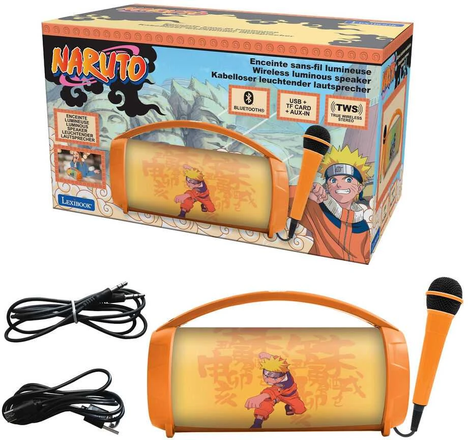 Lexibook Naruto Illuminated Bluetooth Speaker + Microphone