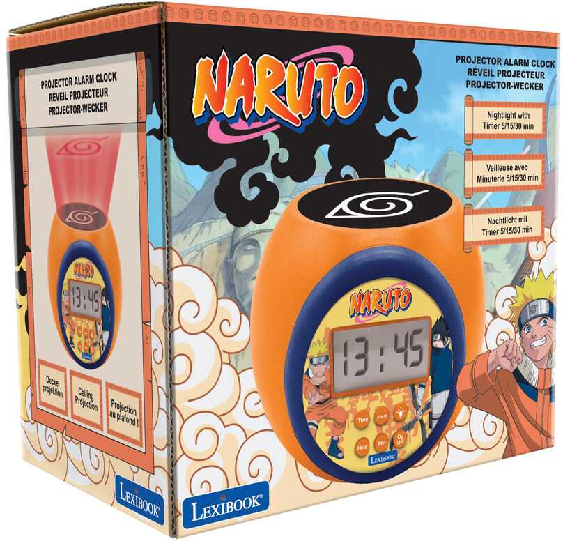 Bez Marki Lexibook Budík Naruto s projekcí na strop