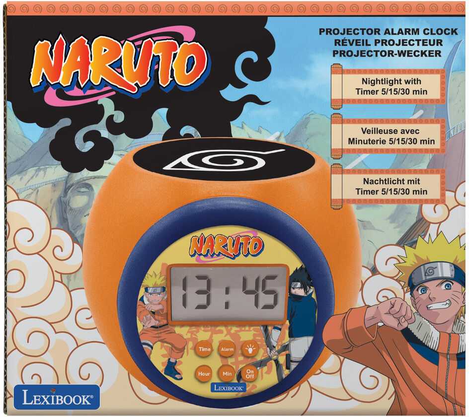 Bez Marki Lexibook Budík Naruto s projekcí na strop