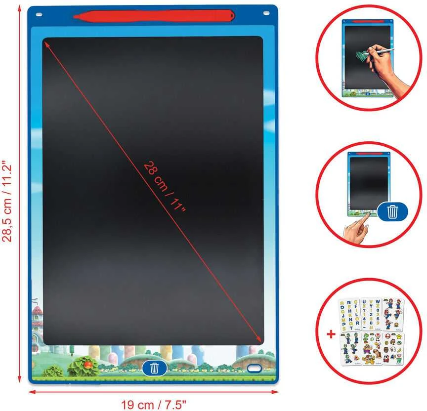 Lexibook Nintendo Super Mario Electronic Ink Planšetė