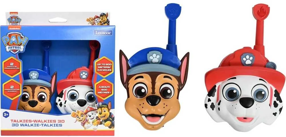 Kids Euroswan 3D Paw Patrol Walkie talkies
