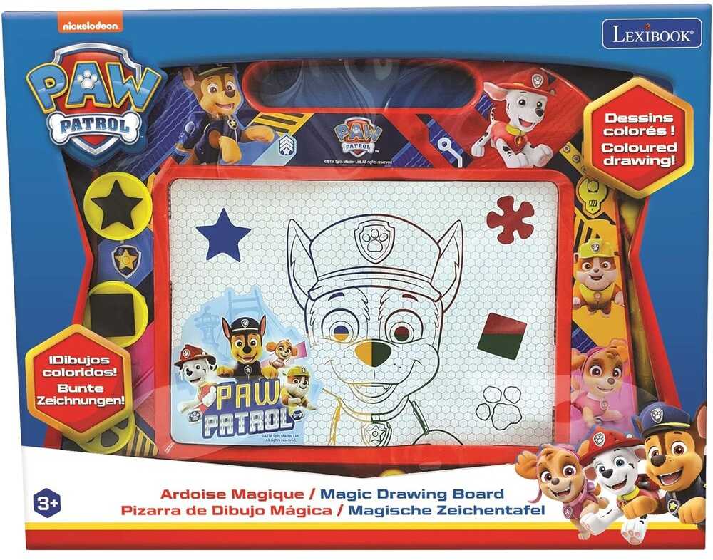 PAT 'PATROUILLE Magic slate A5 format with magnetic accessories for drawing in colors - LEXIBOOK