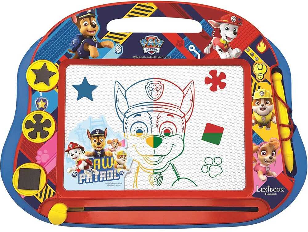 PAT 'PATROUILLE Magic slate A5 format with magnetic accessories for drawing in colors - LEXIBOOK