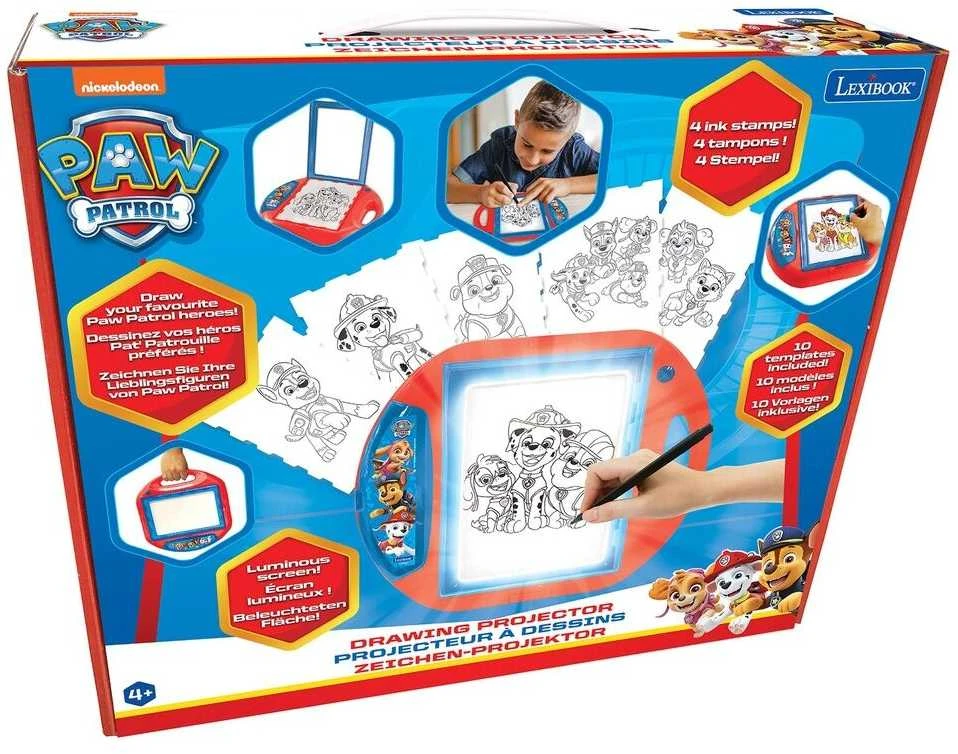 Lexibook - „Paw Patrol“ piešimo projektorius su šablonais ir antspaudais (CR310PA)