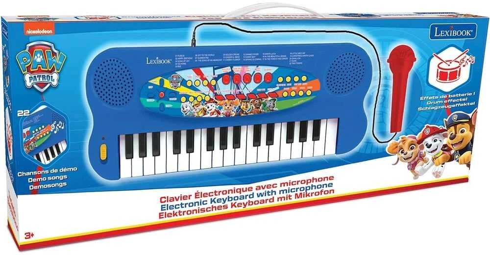 Lexibook - Paw Patrol - Elektroninė klaviatūra su mikrofonu (32 klavišai) (K703PA)