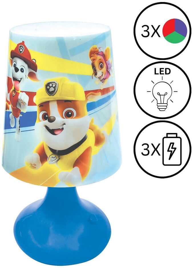 Lexibook lampka nocna PAW PSI PATROL na baterie lampa Kolor