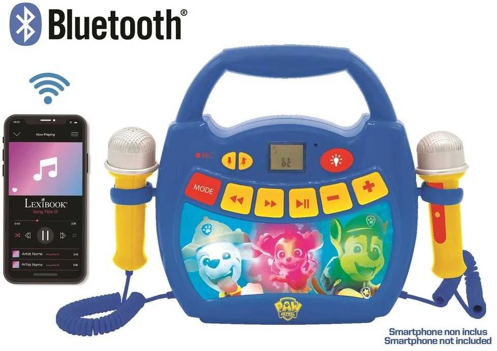 Lexibookpaw Patrol Lexibook Paw Patrol šviečianti Bluetooth kolonėlė (MP320PAZ)
