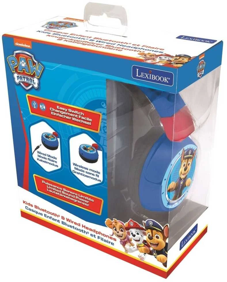 Lexibook – „Paw Patrol“ – sulankstomos 2 viename ausinės (HPBT010PA)