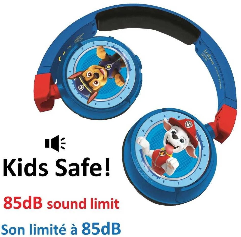 Lexibook – „Paw Patrol“ – sulankstomos 2 viename ausinės (HPBT010PA)