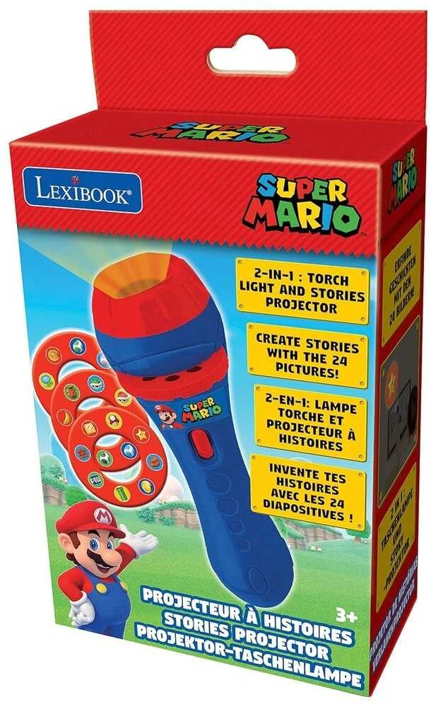 „Lexibook“ – „Super Mario“ temos istorijų projektorius ir žibintuvėlis – (LTC050NI)