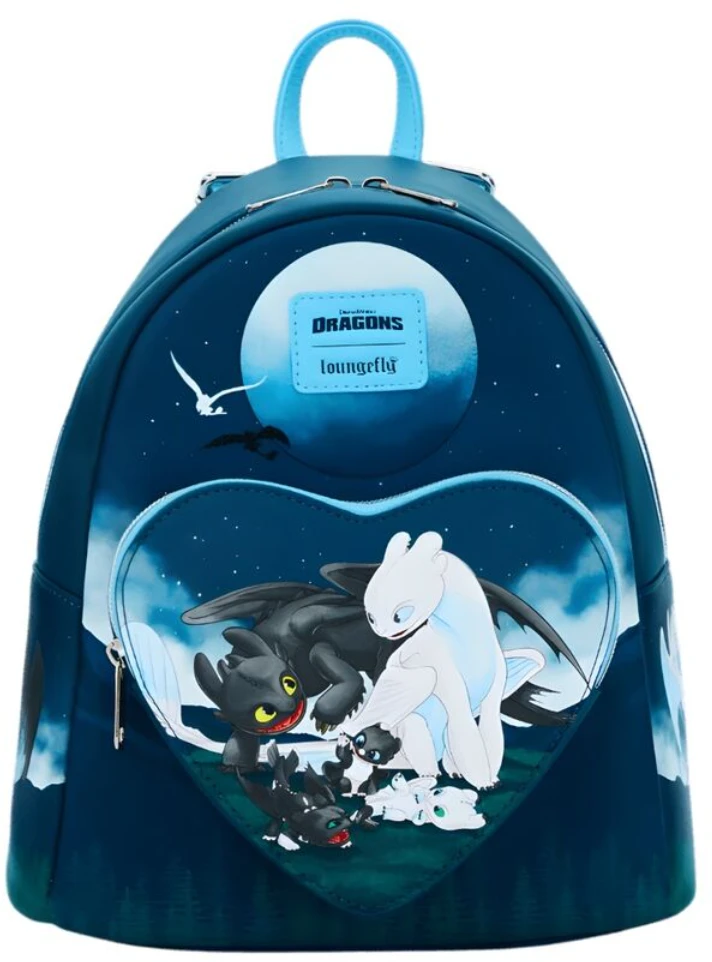 Lf Lounfefly Loungefly How to Train Your Dragon Toothless And Light Fury Scene Collection backpack 26cm