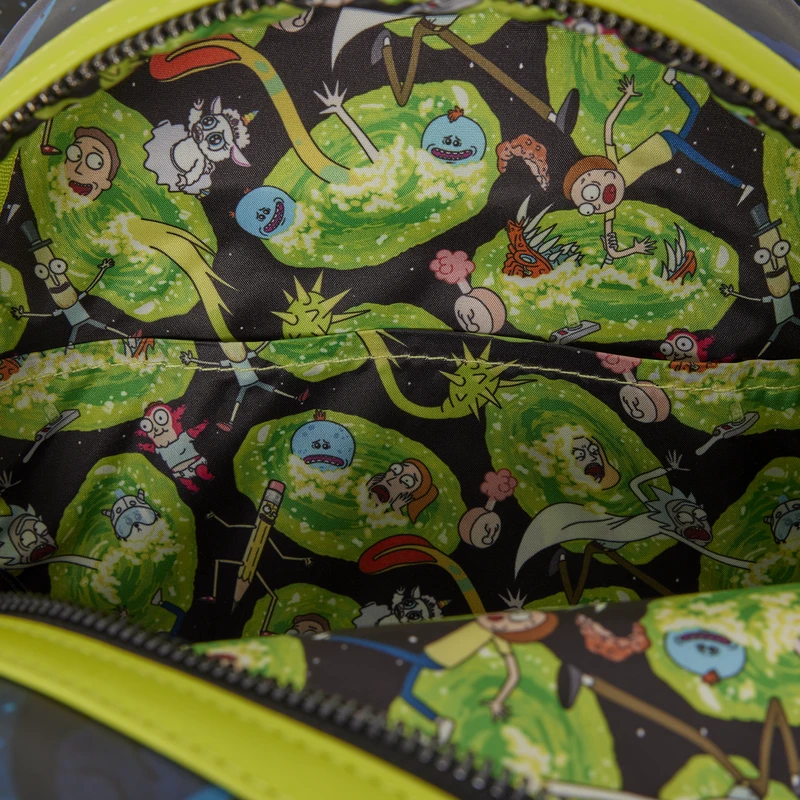 Loungefly Cartoon Network Rick and Morty Space Cruiser Loungefly backpack 26cm