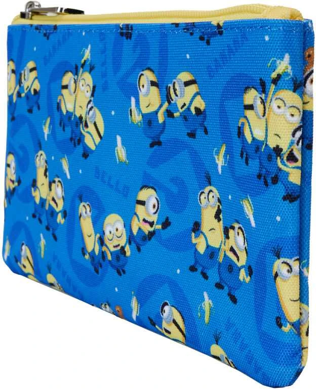 Loungefly Despicable Me Minions nylon zipper wrislet wallet