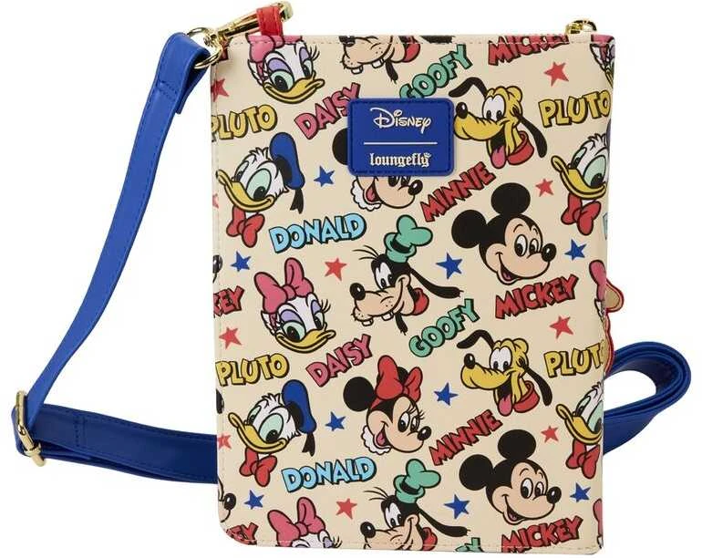 Loungefly Disney Classic Mickey and Friends crossbody journal
