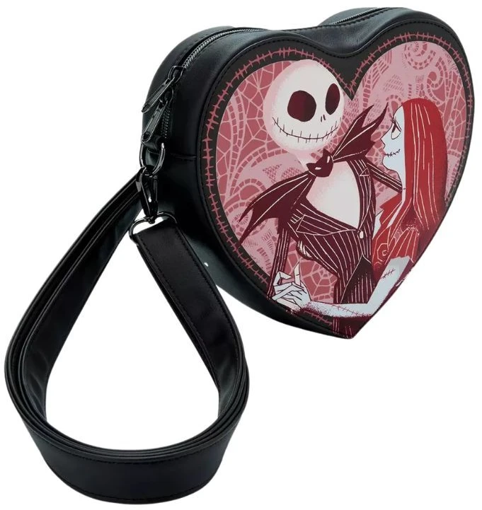 Loungefly Disney Nightmare Before Christmas Jack And Sally shoulder bag