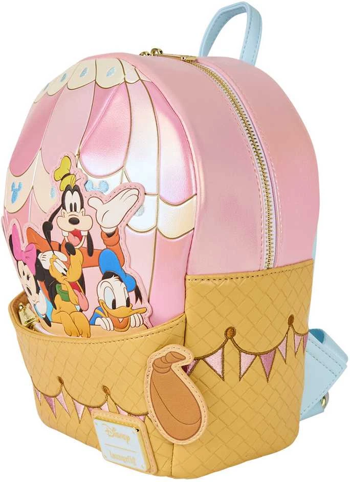 Loungefly Disney Mickey & Friends Shape Hot Air Balloon backpack 26cm