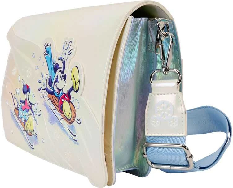 Loungefly Disney Mickey and Friends Winter Wonderland shoulder bag