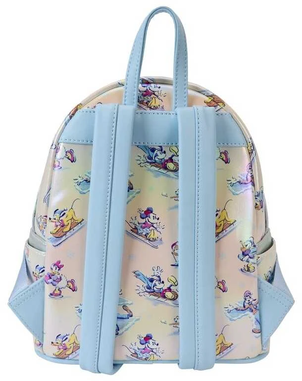 Loungefly Disney Mickey and Friends Winter Wonderland backpack + headband set 26cm