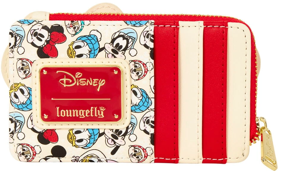 Loungefly Disney Mickey & Friends Holiday Snow cardholder
