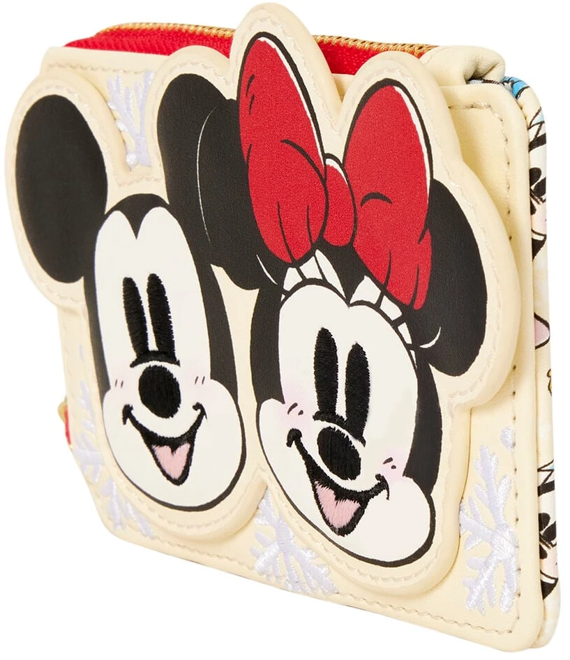 Loungefly Disney Mickey & Friends Holiday Snow cardholder