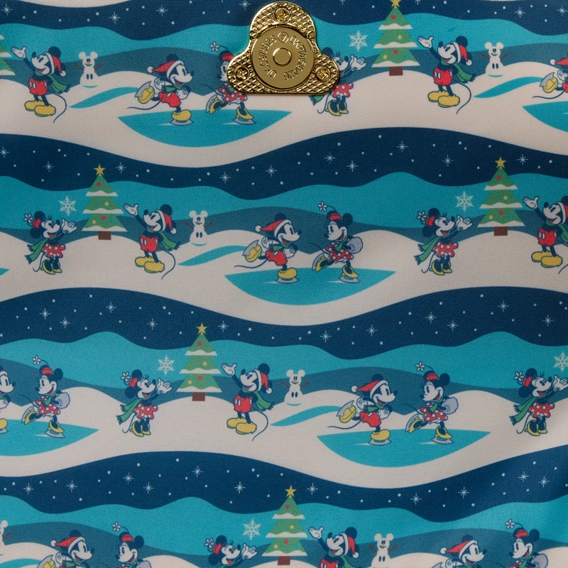Loungefly Disney Mickey Holiday shoulder bag