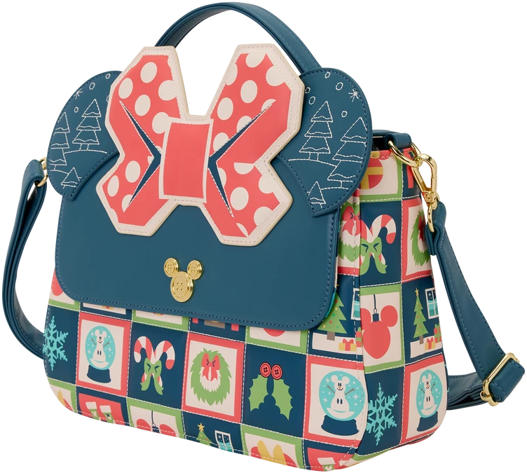 Loungefly Disney Mickey Holiday shoulder bag