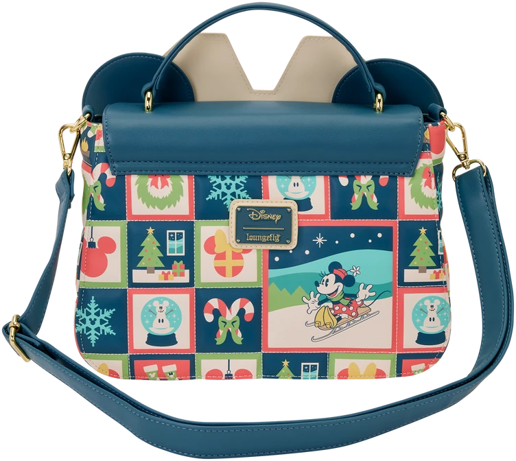 Loungefly Disney Mickey Holiday shoulder bag
