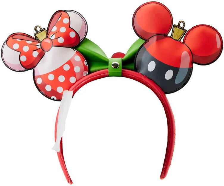 Loungefly Disney Mickey & Minnie Christmas ear headband