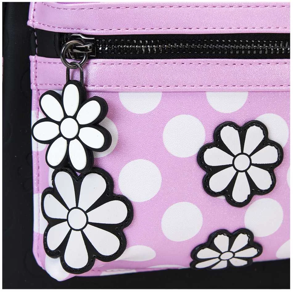 Loungefly Disney Minnie Floral Rock the Dots backpack