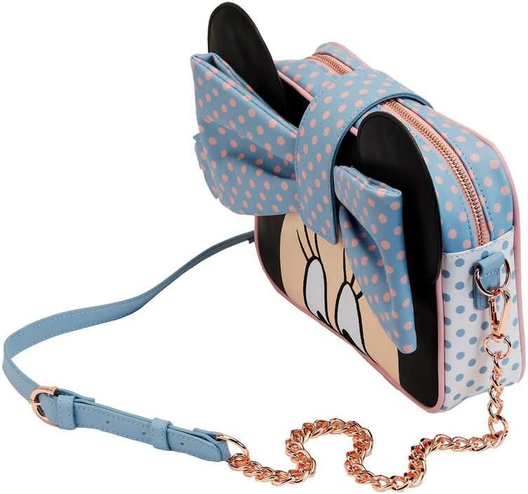 Loungefly Disney Minnie Mouse Pastel Polka Dot Crossbody bag