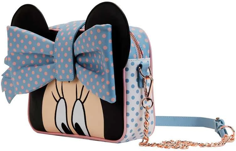 Loungefly Disney Minnie Mouse Pastel Polka Dot Crossbody bag