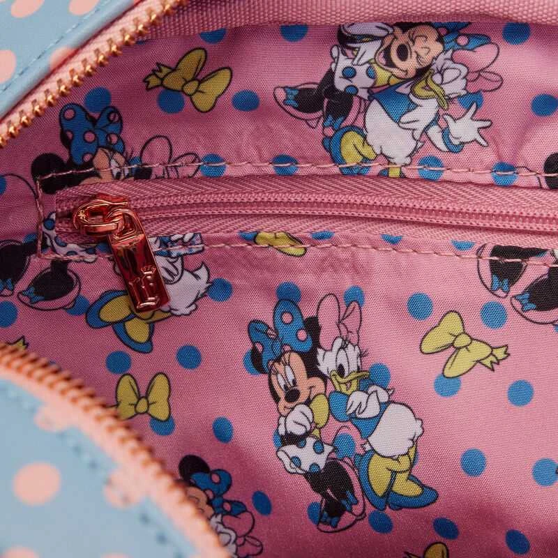 Loungefly Disney Minnie Mouse Pastel Polka Dot Crossbody bag