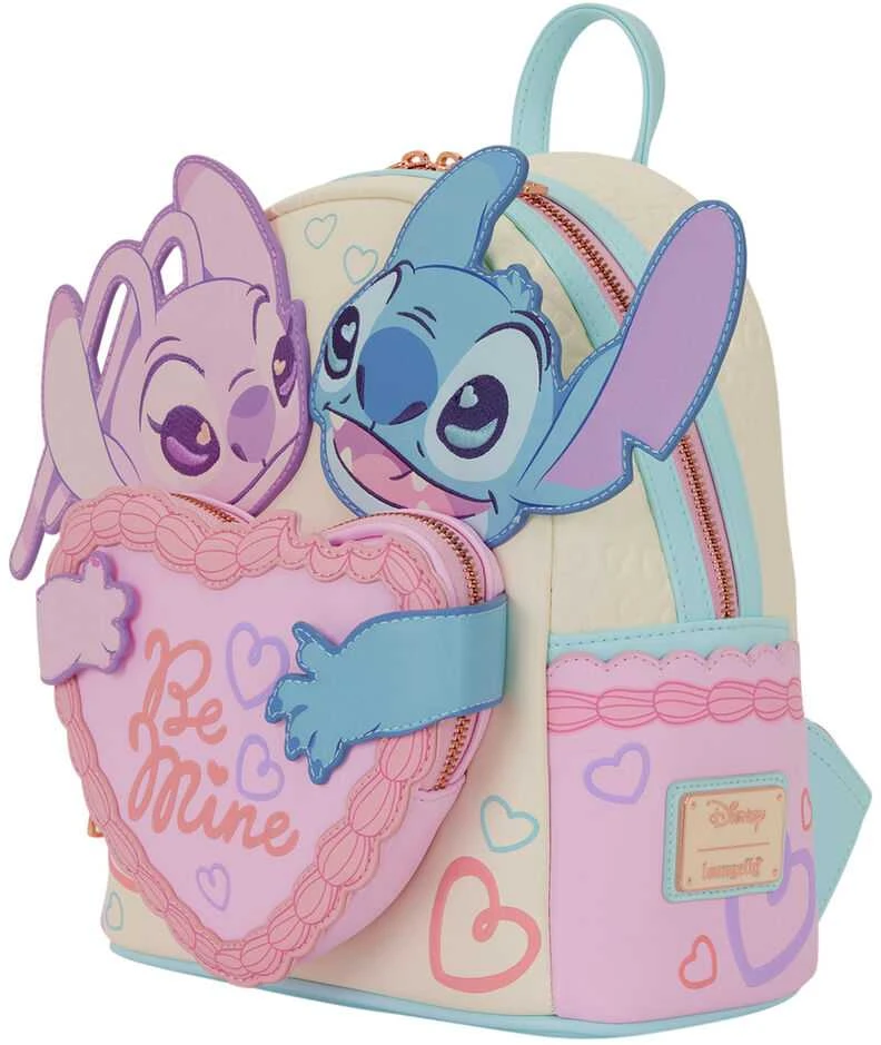 Loungefly Disney Stitch & Angel Be Mine backpack