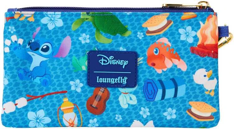 Loungefly Disney Stitch Camping Cuties zipper wrislet wallet