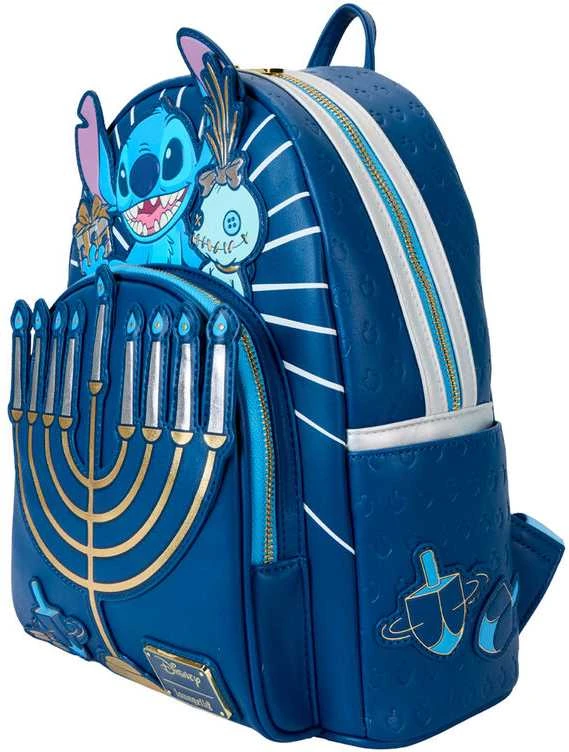 Vaikiška kuprinė Loungefly Disney „Stitch Happy Hanukkah“