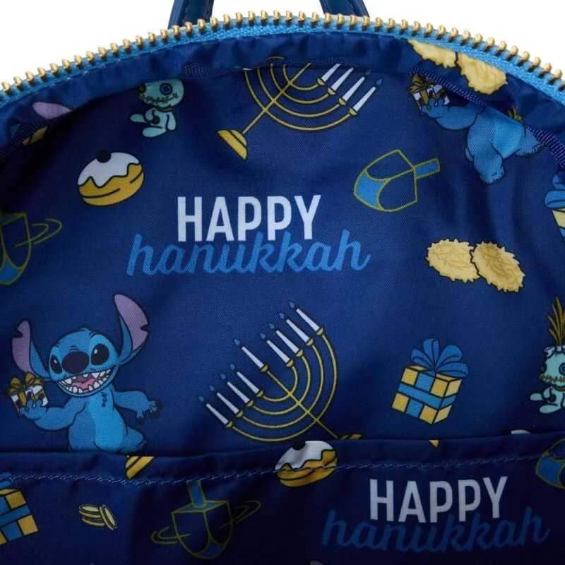Vaikiška kuprinė Loungefly Disney „Stitch Happy Hanukkah“