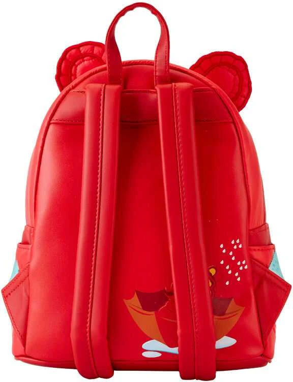 Loungefly Disney Winnie the Pooh Rainy Day Puffer Jacket backpack 26cm