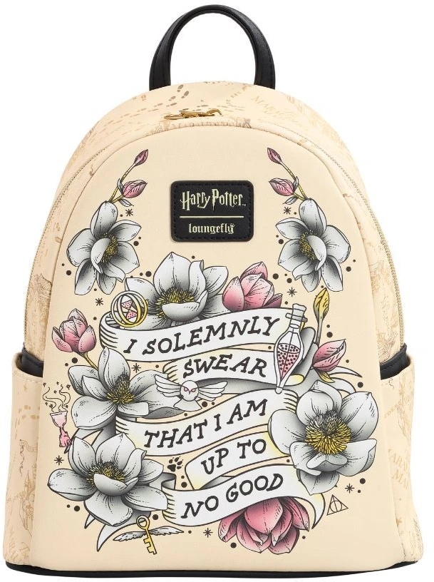 Lf Lounfefly Loungefly Harry Potter Tattoo Art backpack 26cm