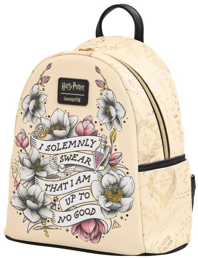 Lf Lounfefly Loungefly Harry Potter Tattoo Art backpack 26cm