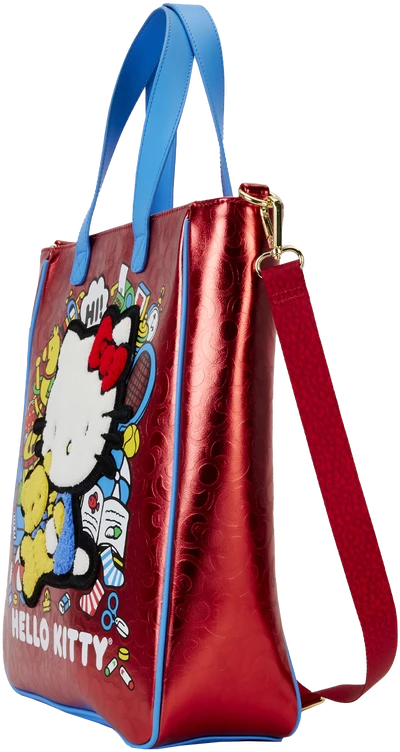 Loungefly Hello Kitty 50th Anniversary tote bag with coin bag