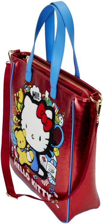 Loungefly Hello Kitty 50th Anniversary tote bag with coin bag