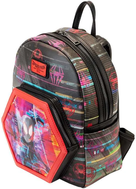 Loungefly Marvel Spiderman Across the Spider-Verse Lenticular backpack 27cm