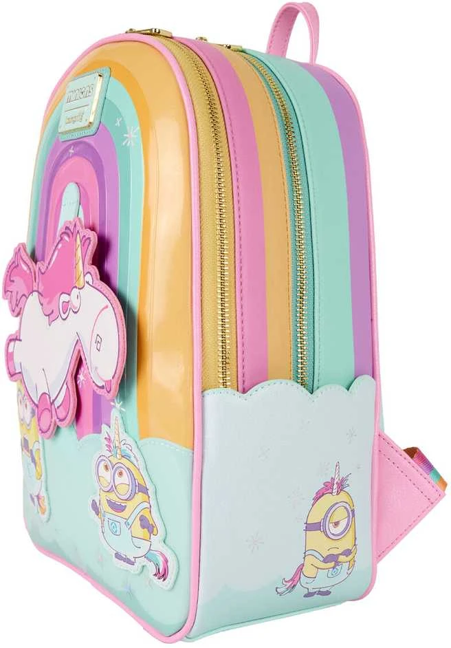 Loungefly Minions Fluffy Unicorn backpack 30cm