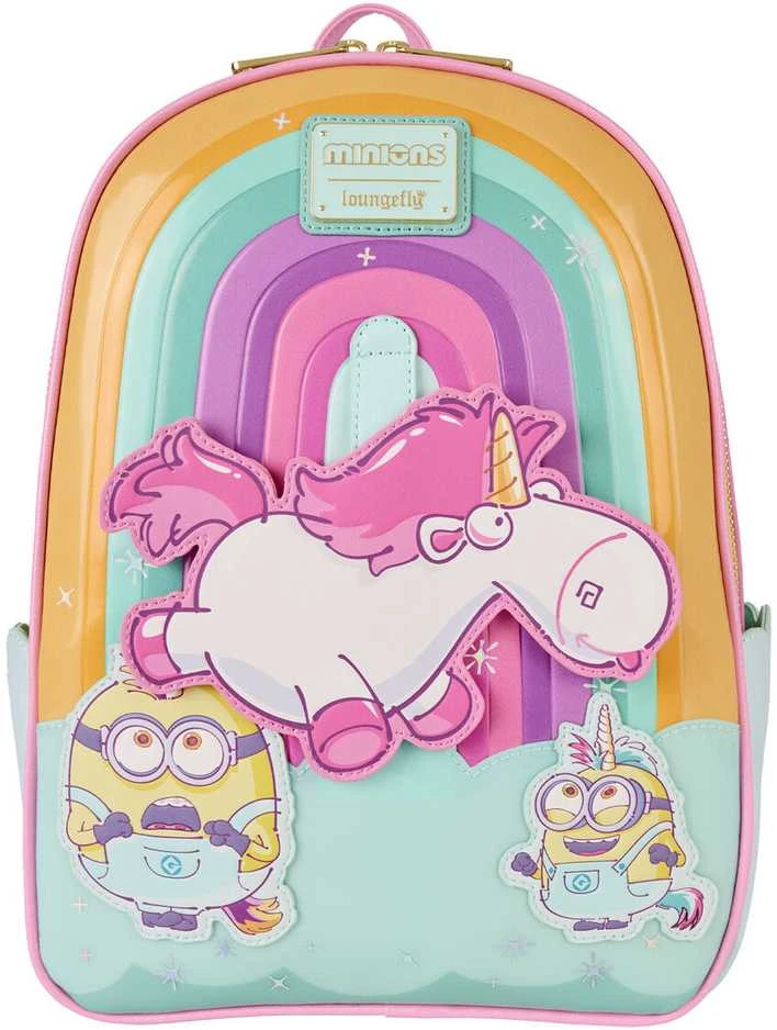 Loungefly Minions Fluffy Unicorn backpack 30cm