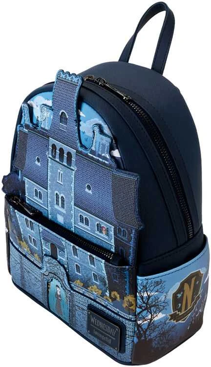 Loungefly Wednesday Nevermore Academy backpack