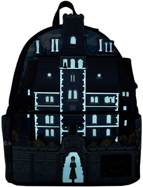 Loungefly Wednesday Nevermore Academy backpack
