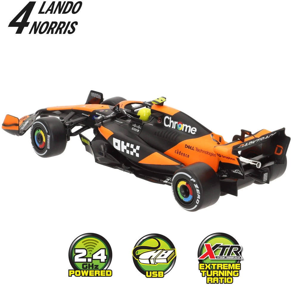 MAISTO TECH pulteliu valdomas automodelis 1:24 McLaren F1 MCL38, 82359