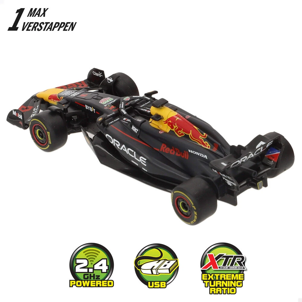 MAISTO TECH pulteliu valdomas automodelis su trasa 1:41 F1 Raudona Bull Racing RB20, 82672